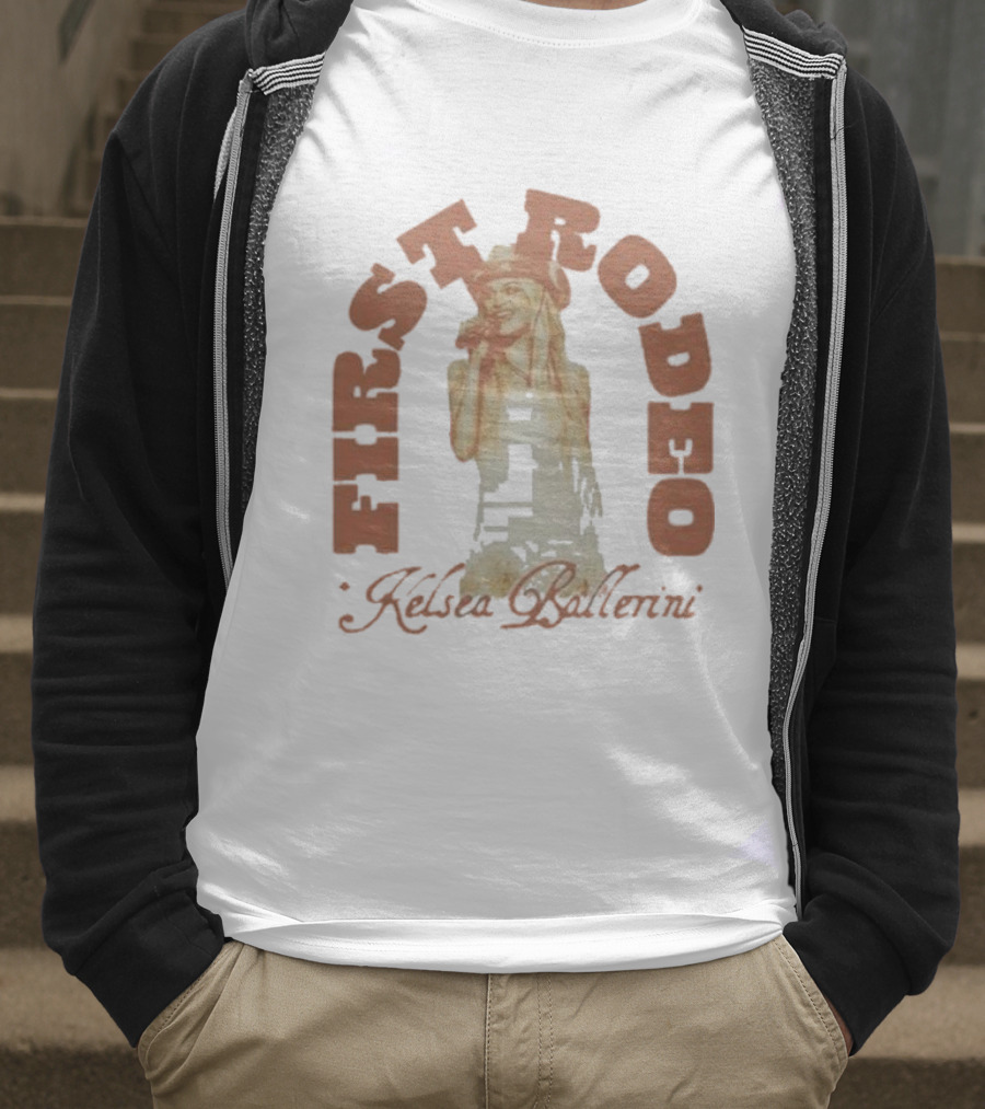 Kelsea Ballerini First Rodeo Cowgirl Hat Microphone T-Shirt