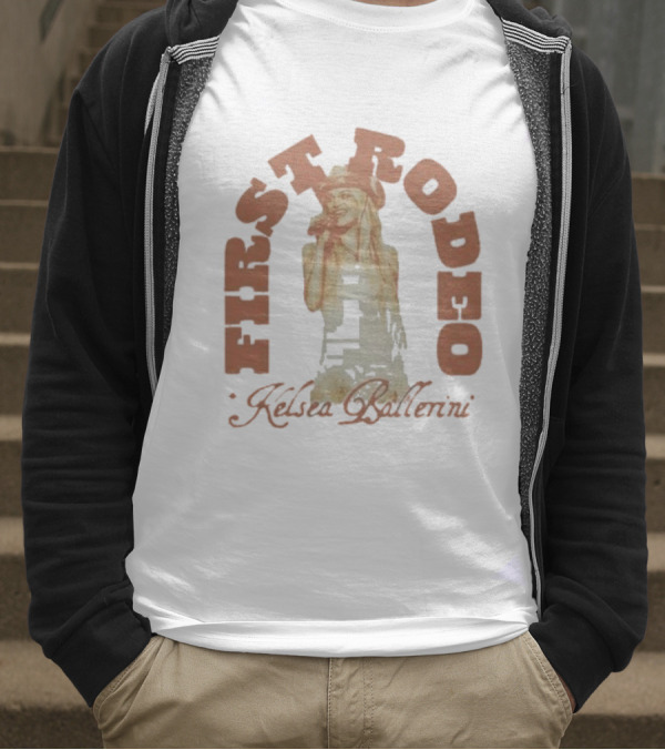 Kelsea Ballerini First Rodeo Cowgirl Hat Microphone T-Shirt