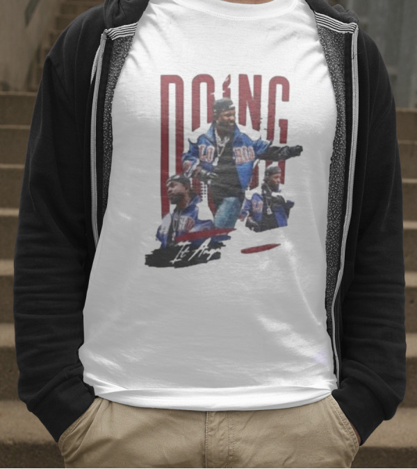 Kendrick Lamar Doing It Anyway Hey Drake Blue Jacket T-Shirt
