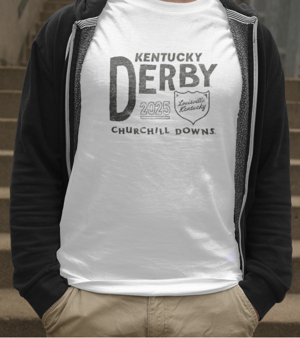 Kentucky Derby 2025 Louisville Churchill Downs Vintage Racing Event T-Shirt