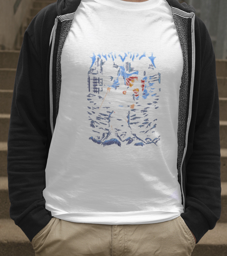 Kera Sakti Kung Fu Hero In Urban Landscape With Staff And Lion T-Shirt