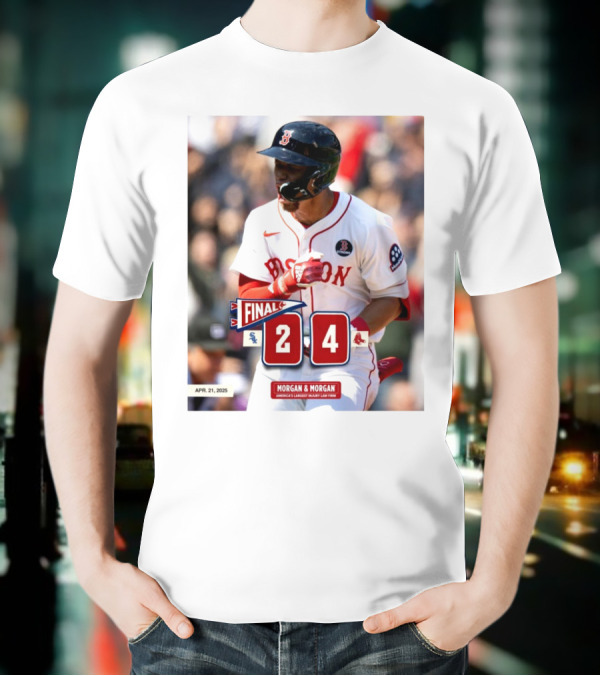 Boston Red Sox Victory Over Chicago White Sox 4-2 Marathon Monday Apr 21 2025 T-Shirt