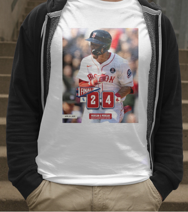 Boston Red Sox Victory Over Chicago White Sox 4-2 Marathon Monday Apr 21 2025 T-Shirt