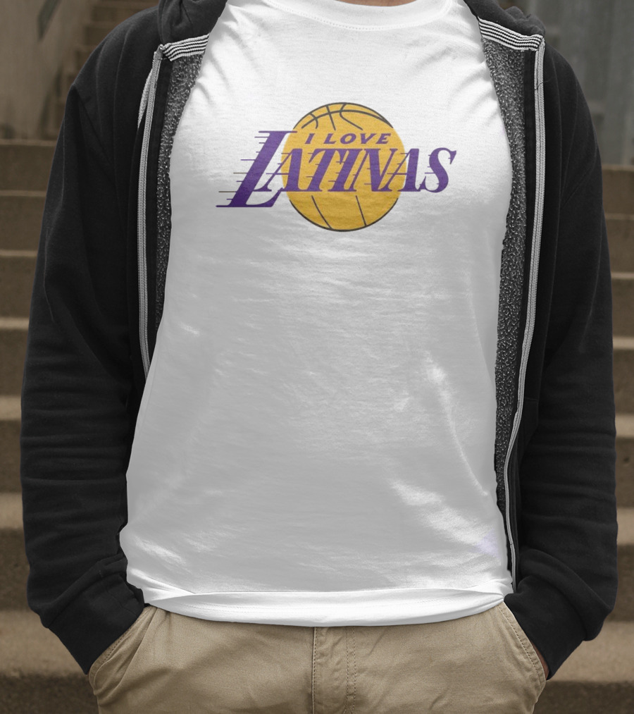 LA Basketball I Love Latinas T-Shirt