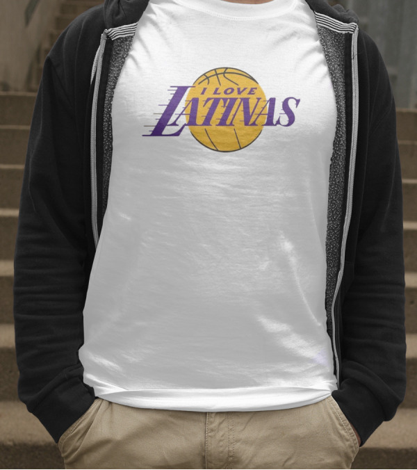 LA Basketball I Love Latinas T-Shirt