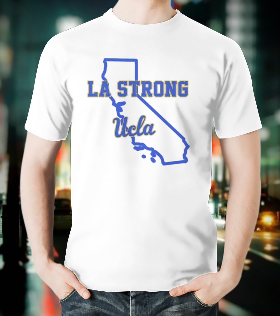 UCLA LA Strong California Outline T-Shirt