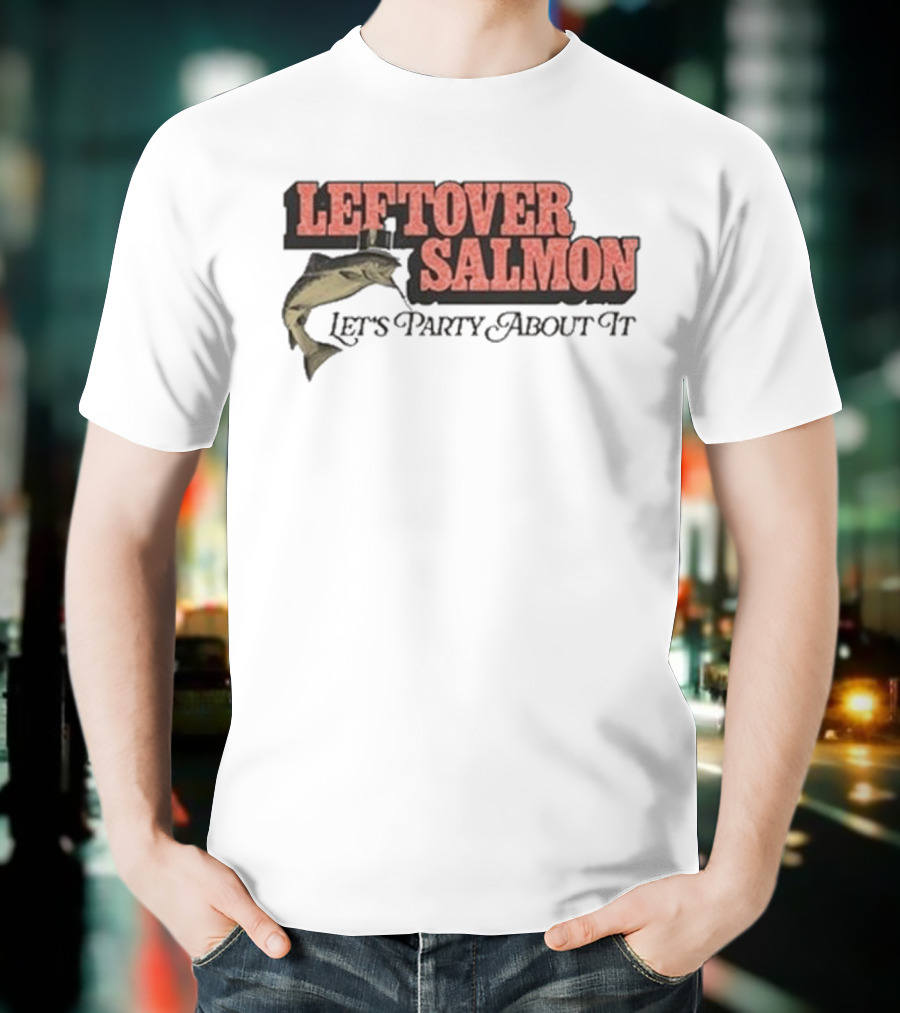Leftover Salmon Let's Party About It Fish Graphic T-Shirt