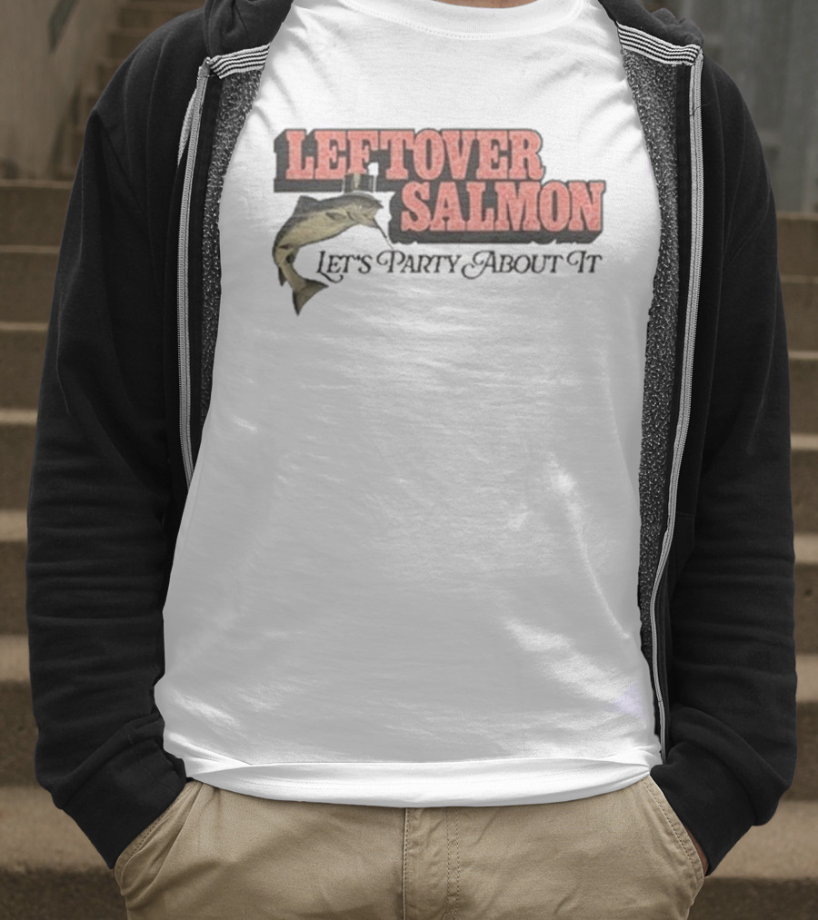 Leftover Salmon Let's Party About It Fish Graphic T-Shirt