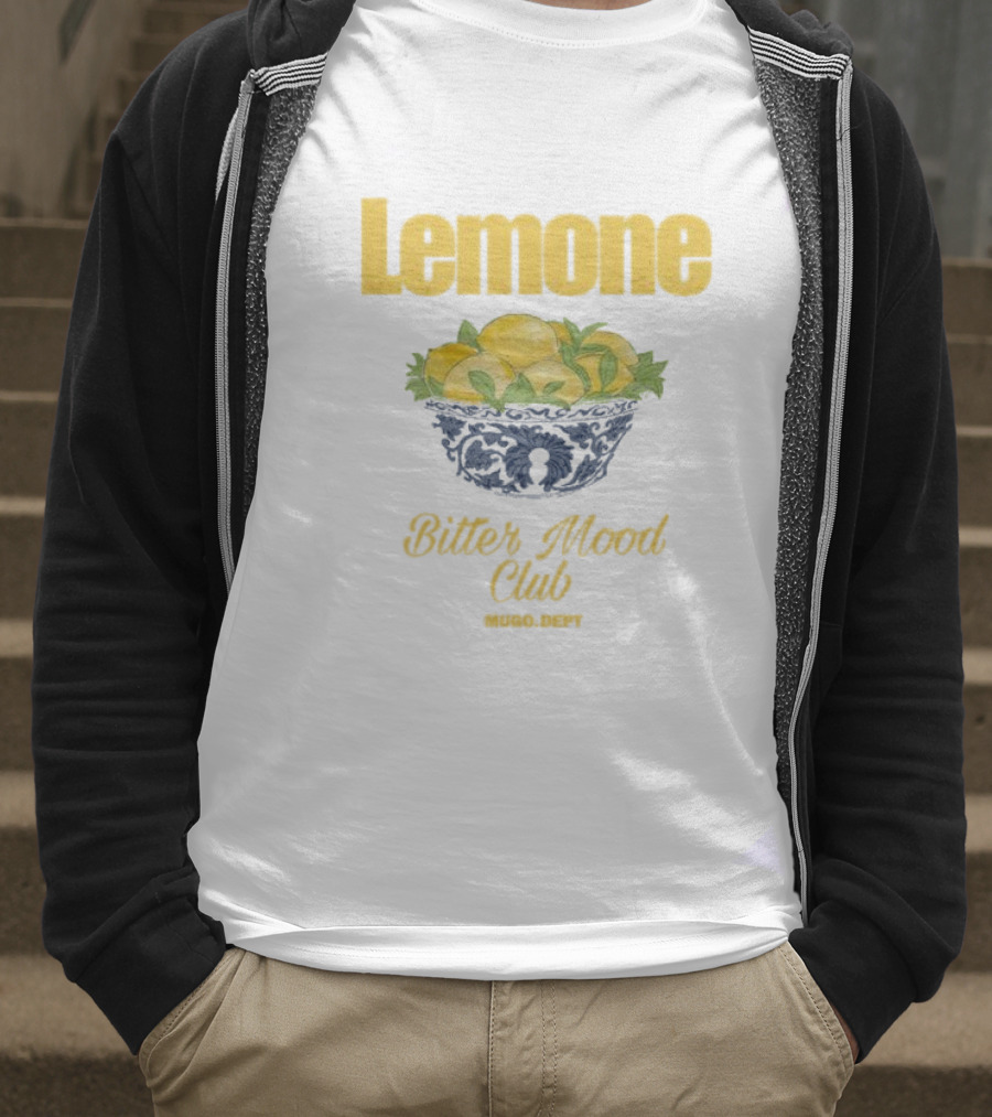 Lemone Bitter Mood Club O Dept Lemons In Bowl T-Shirt