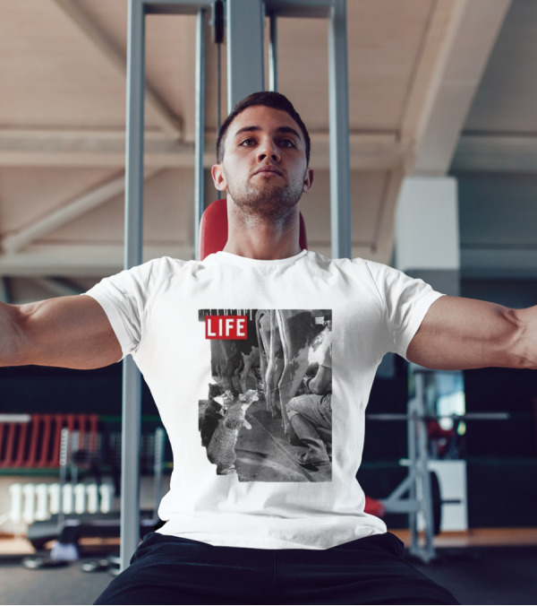 Life Magazine Cats Enjoying Fresh Milk T-Shirt