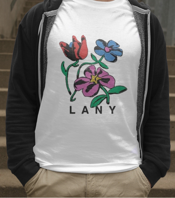 Lany ILYSB Colorful Flowers Artwork T-Shirt
