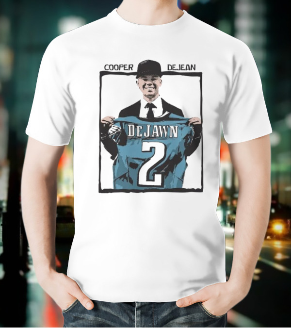 "Cooper DeJean DeJawn Philadelphia Eagles Dark Horse 2" T-Shirt