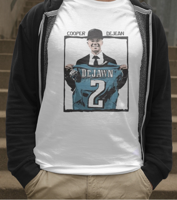 "Cooper DeJean DeJawn Philadelphia Eagles Dark Horse 2" T-Shirt