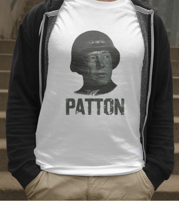 Jake Shields General Patton Helmet Portrait T-Shirt