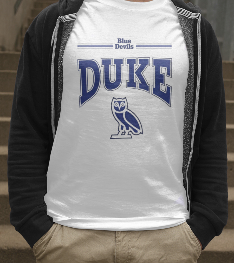 Jayson Tatum Ovo Duke Blue Devils Owl T-Shirt