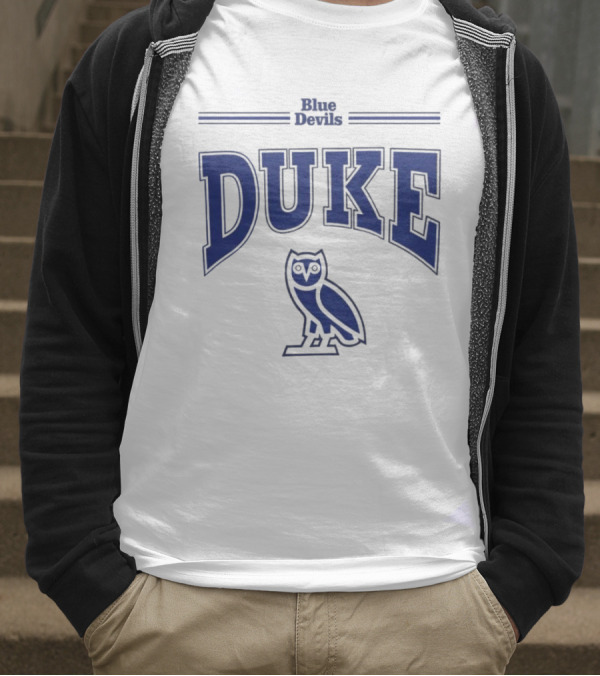 Jayson Tatum Ovo Duke Blue Devils Owl T-Shirt