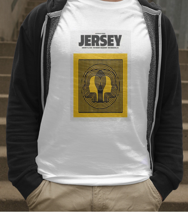 Goldenvoice Presents Jersey January 18, 2025 The Regency Ballroom San Francisco CA T-Shirt