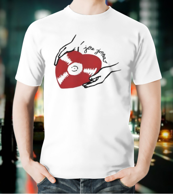 Joe Jonas Vinyl Heart Record T-Shirt