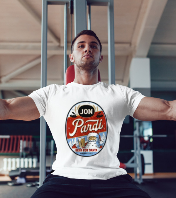 Jon Pardi Beer For Santa North Pole Cold Holiday Festive Design T-Shirt