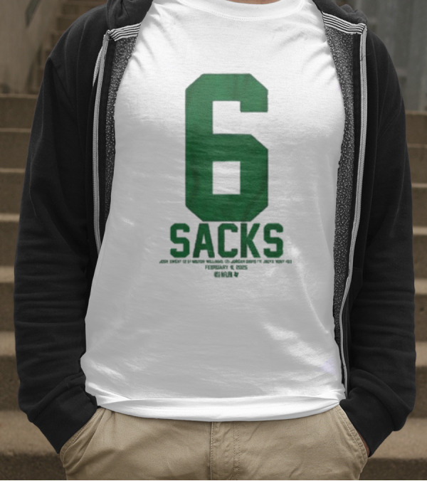 Josh Sweat Milton Williams Jordan Davis Jalyx Hunt 6 Sacks T-Shirt