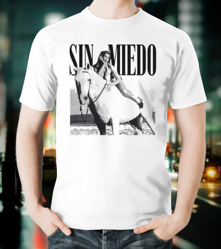 Kali Uchis Sin Miedo Equestrian Horseback Riding Vintage Style T-Shirt