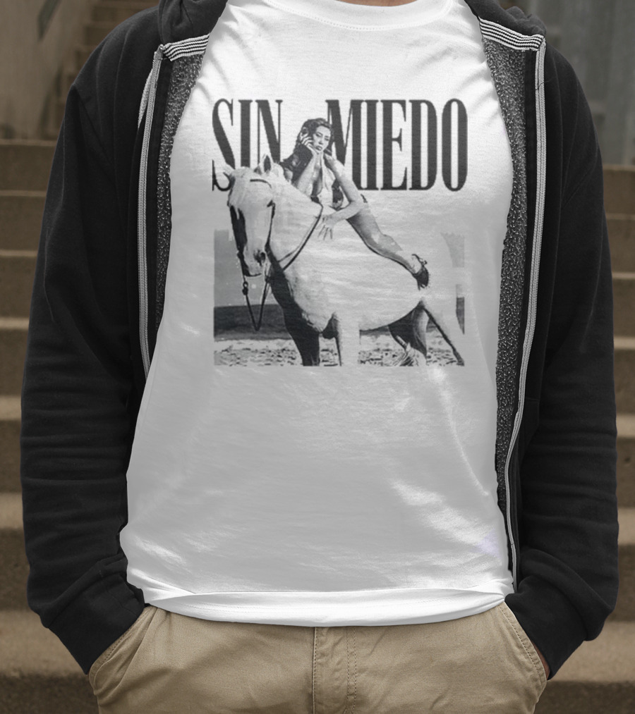 Kali Uchis Sin Miedo Equestrian Horseback Riding Vintage Style T-Shirt