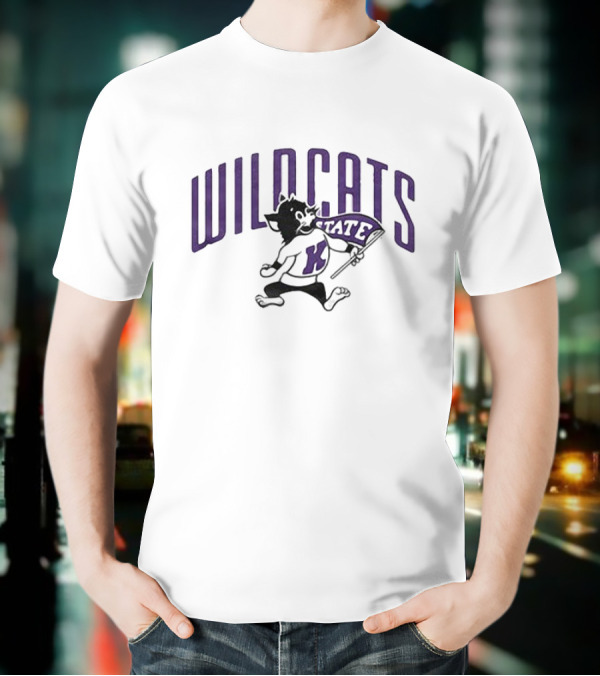 K-State Wildcats Purple Arch K T-Shirt