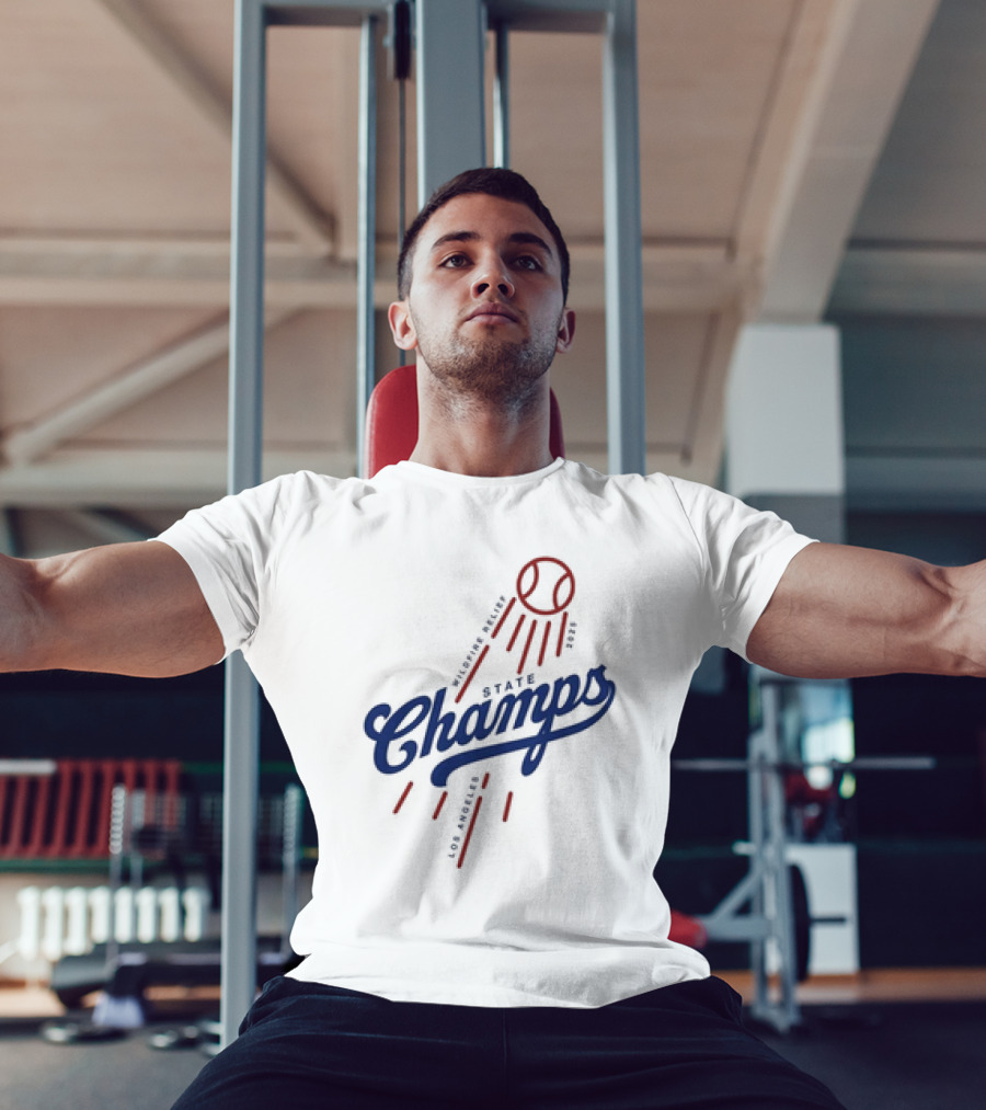 Los Angeles State Champs Wildfire Relief Dodgers 2025 T-Shirt
