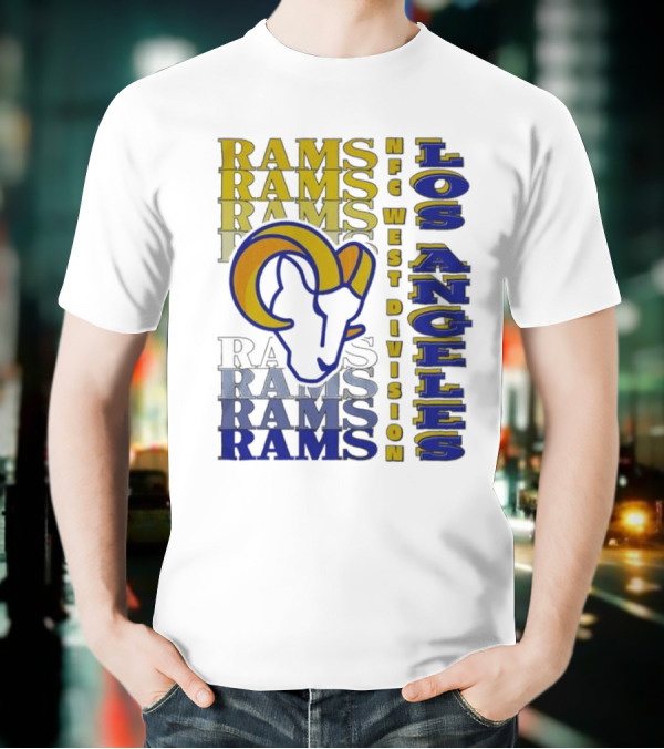 Rams Los Angeles NFC West Division T-Shirt