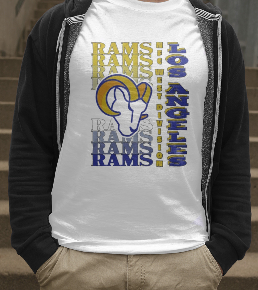 Rams Los Angeles NFC West Division T-Shirt