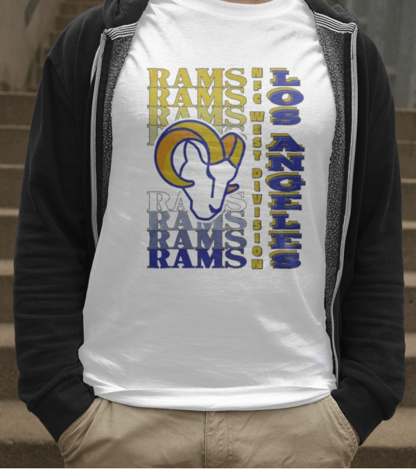 Rams Los Angeles NFC West Division T-Shirt
