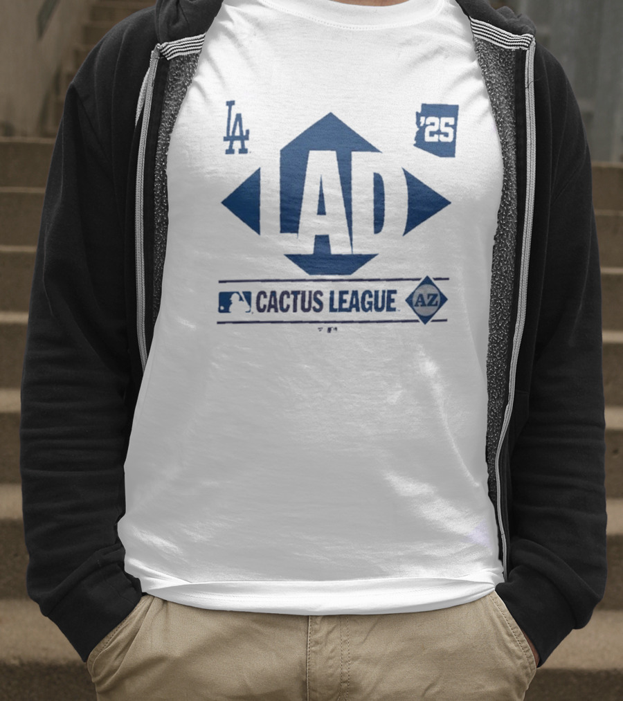 Los Angeles Dodgers 2025 Cactus League AZ True Icon Spring Training T-Shirt