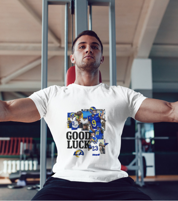 Los Angeles Rams Good Luck NFL Playoffs Est 1967 T-Shirt
