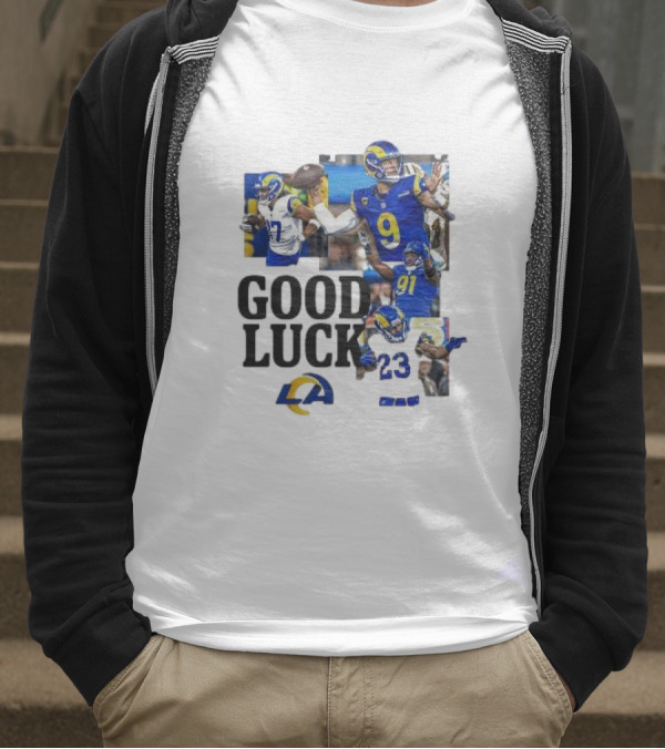 Los Angeles Rams Good Luck NFL Playoffs Est 1967 T-Shirt