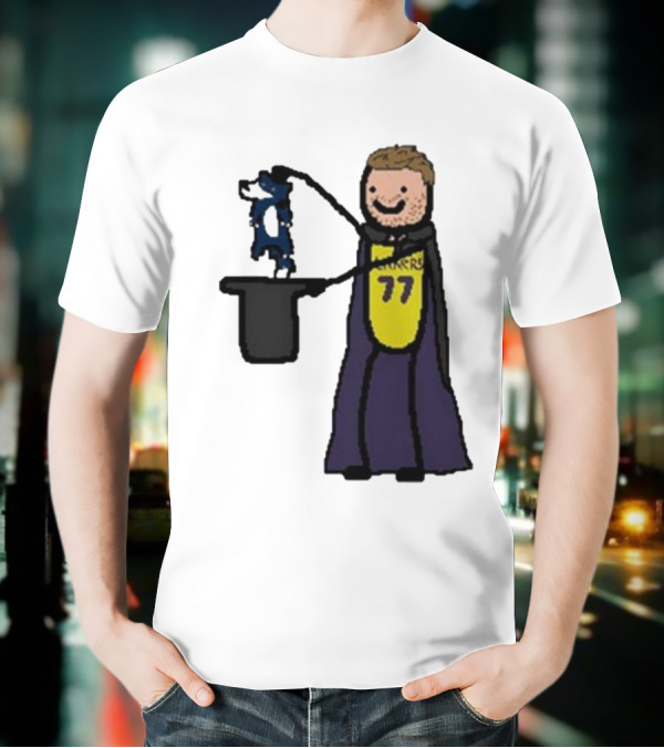 Luka Doncic 77 Lakers Magic Cartoon T-Shirt
