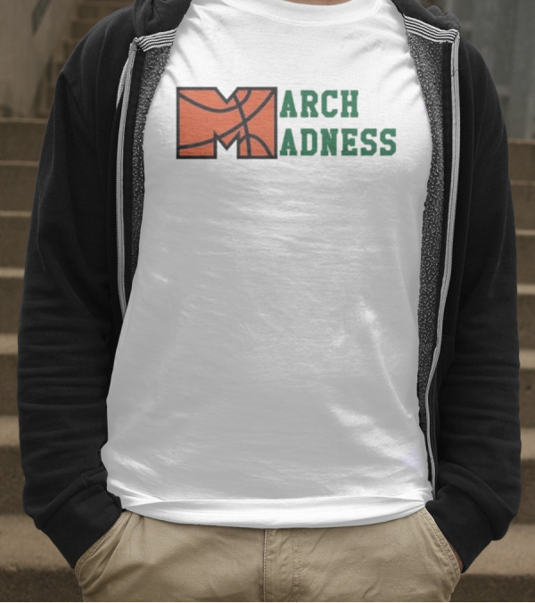 March Madness Basketball M Arch Adness T-Shirt