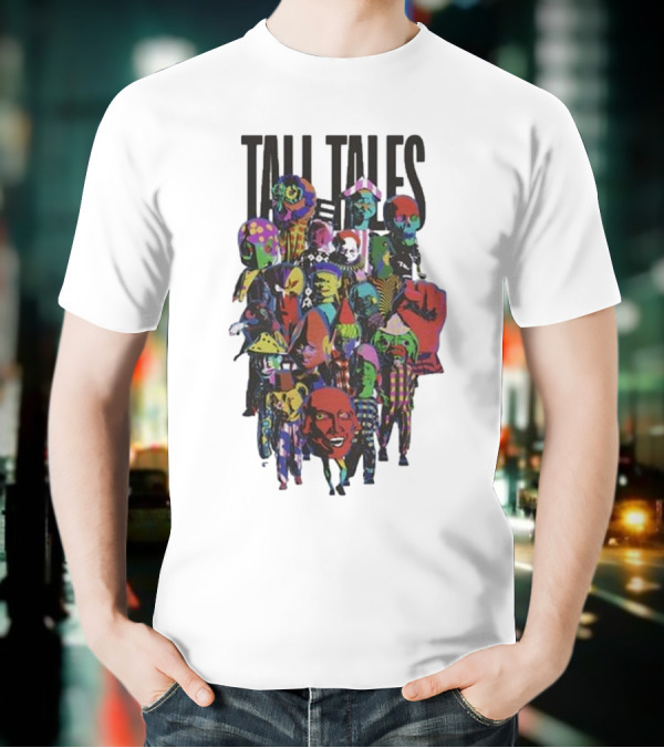 Mark Pritchard Tall Tales Colorful Parade Characters T-Shirt