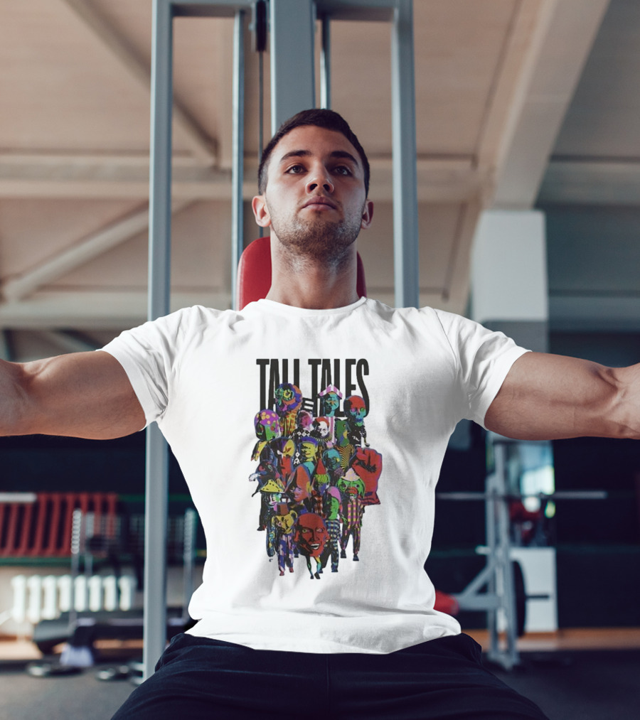 Mark Pritchard Tall Tales Colorful Parade Characters T-Shirt