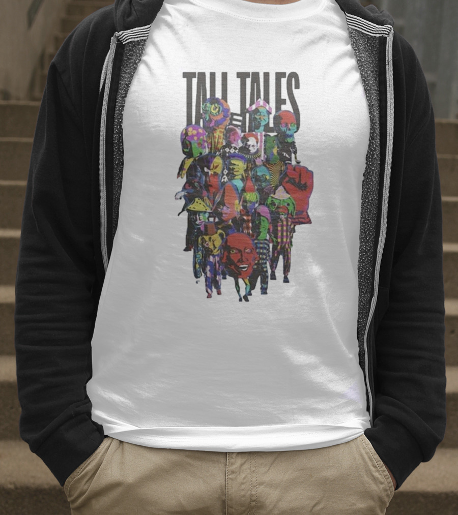 Mark Pritchard Tall Tales Colorful Parade Characters T-Shirt