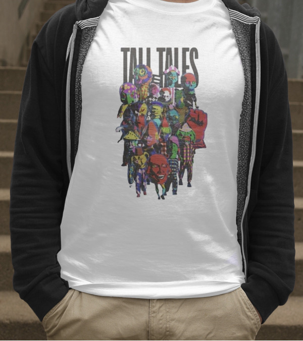 Mark Pritchard Tall Tales Colorful Parade Characters T-Shirt