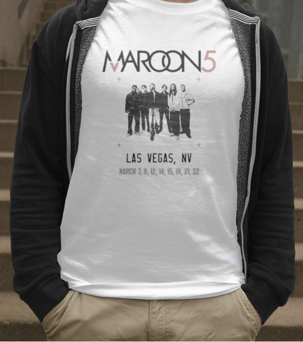 Maroon5 Las Vegas March 28-30 2025 T-Shirt