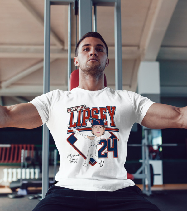 Marshall Lipsey 24 Baseball 2025 M. Reshold T-Shirt