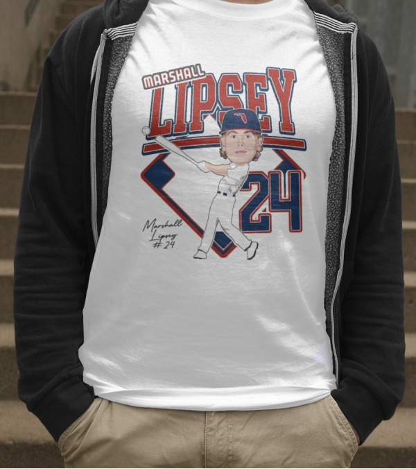 Marshall Lipsey 24 Baseball 2025 M. Reshold T-Shirt