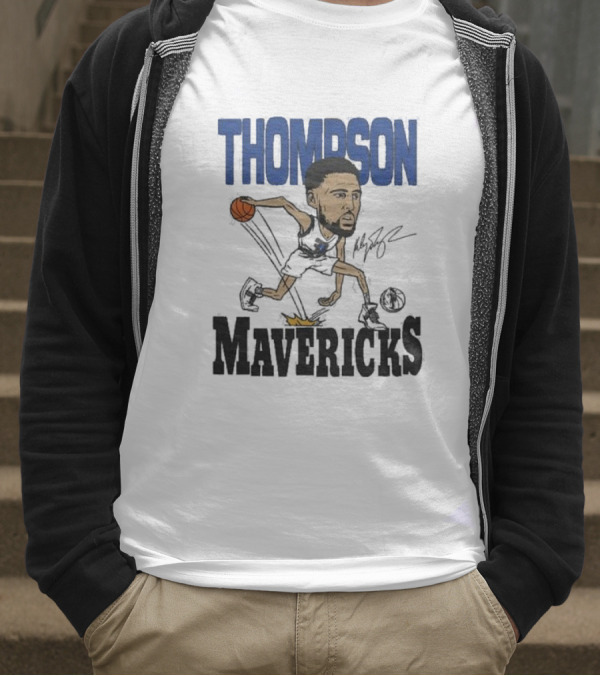 Klay Thompson Mavericks Basketball Caricature T-Shirt