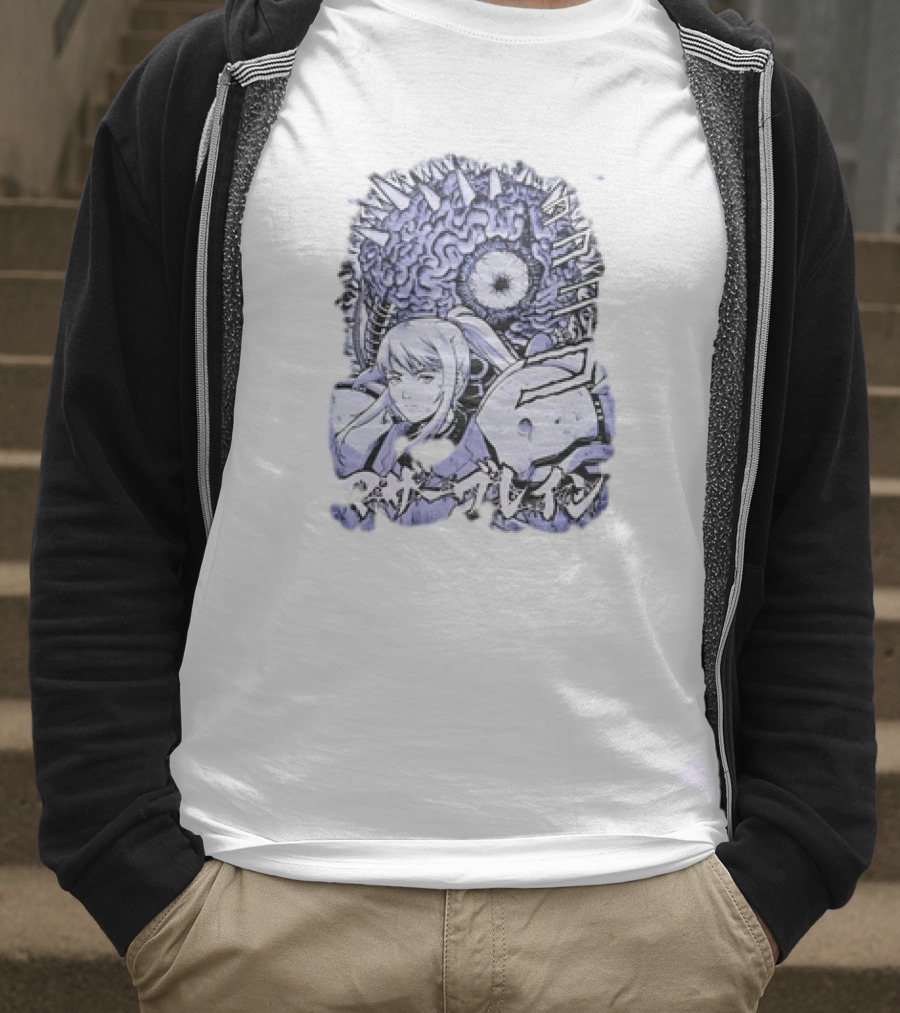 Metroid Mother Brain Samus Manga Style T-Shirt