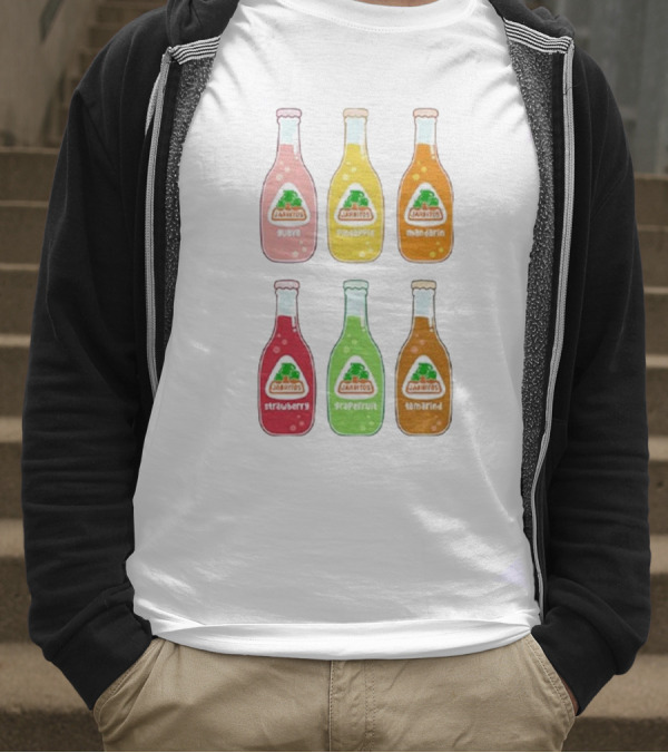 Jarritos Soda Bottle Guava Pineapple Mandarin Strawberry Grapefruit Tamarind T-Shirt