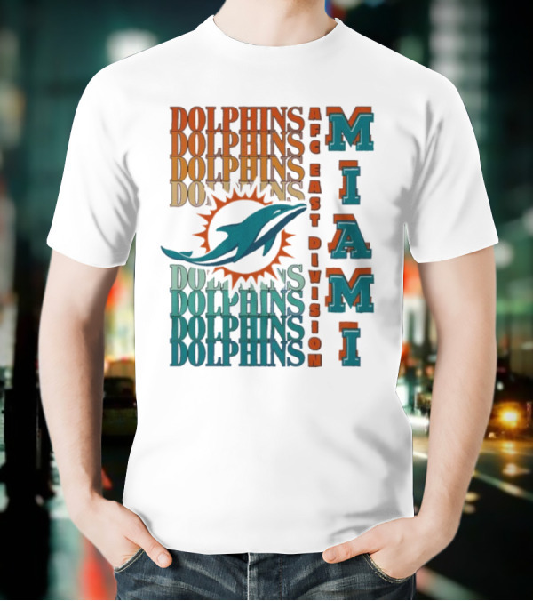 MIAMI Dolphins AFC East Division T-Shirt