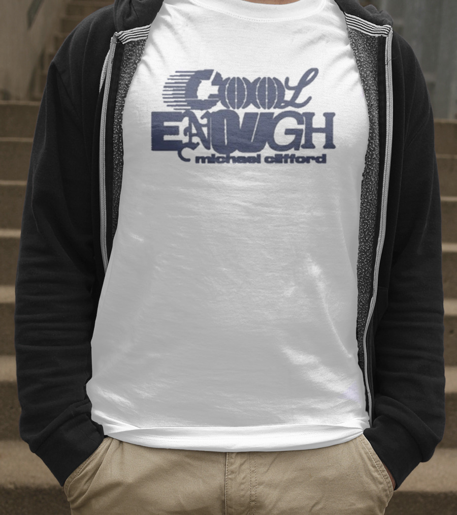 Michael Clifford Cool Enough Text Artwork T-Shirt