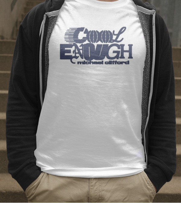 Michael Clifford Cool Enough Text Artwork T-Shirt
