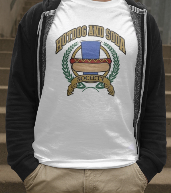 Hotdog And Soda Society Middle Class Fancy T-Shirt